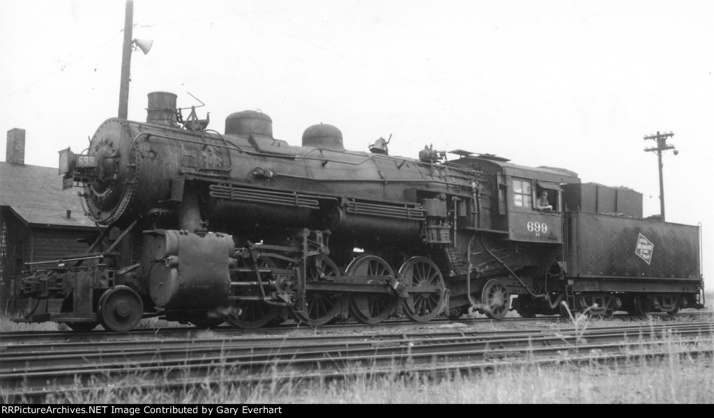 MILW 2-8-2 #699 - Milwaukee Road